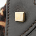 Micro Luggage Leopard Print × Black Ponyhair× Smooth Leather F-PA-0161ラゲージ マイクロ レオパード × ブラック ハラコ × スムースレザー F-PA-0161