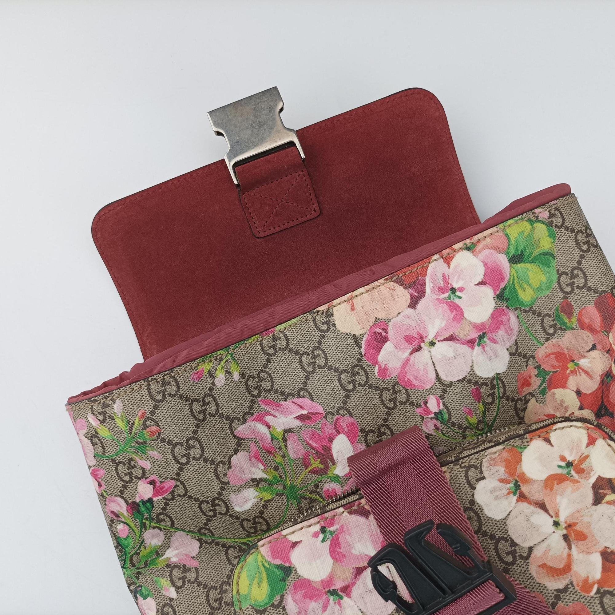 GG Blooms Multicolour PVC coated canvas 410544 E019284410GGブルームス マルチカラー PVCコーティングキャンバス 410544 E019284410