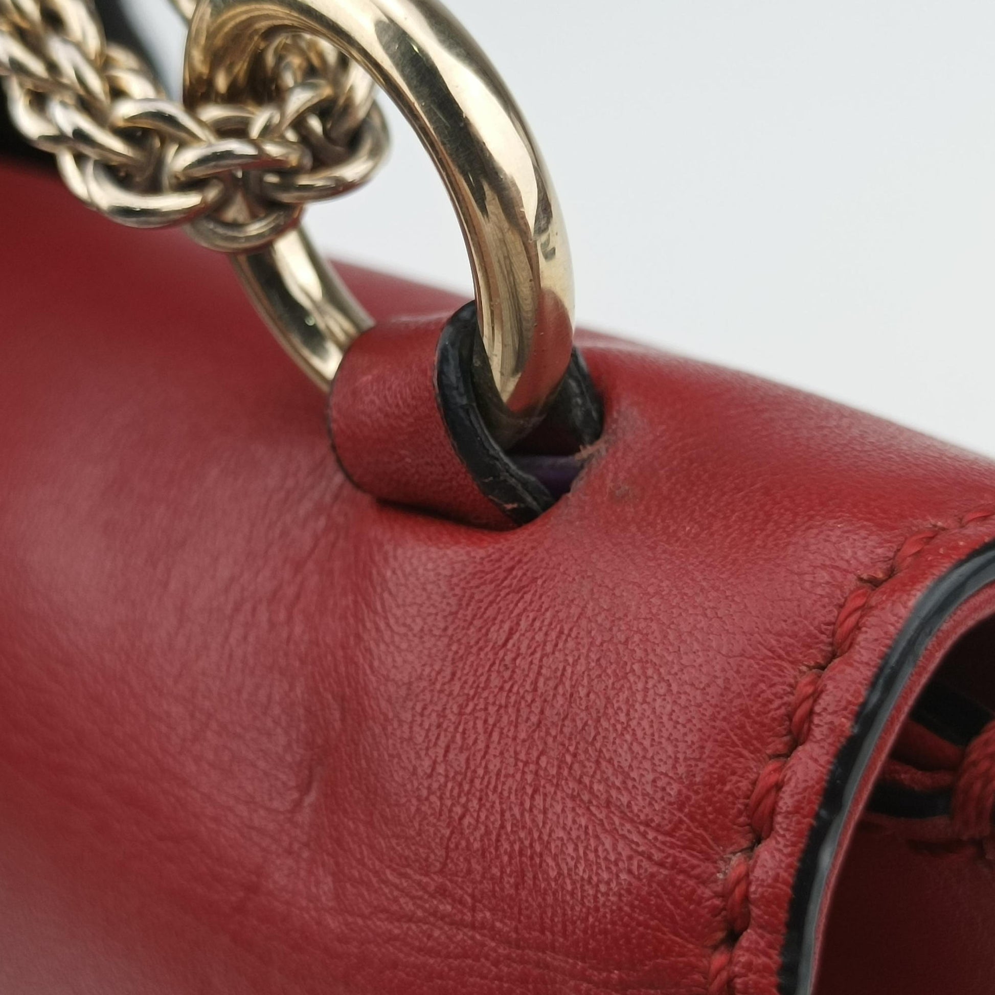 Rockstud Glam Lock Red Leather BL-Z398VIT2ロックスタッズグラムロックミディアム レッド レザー BL-Z398VIT2