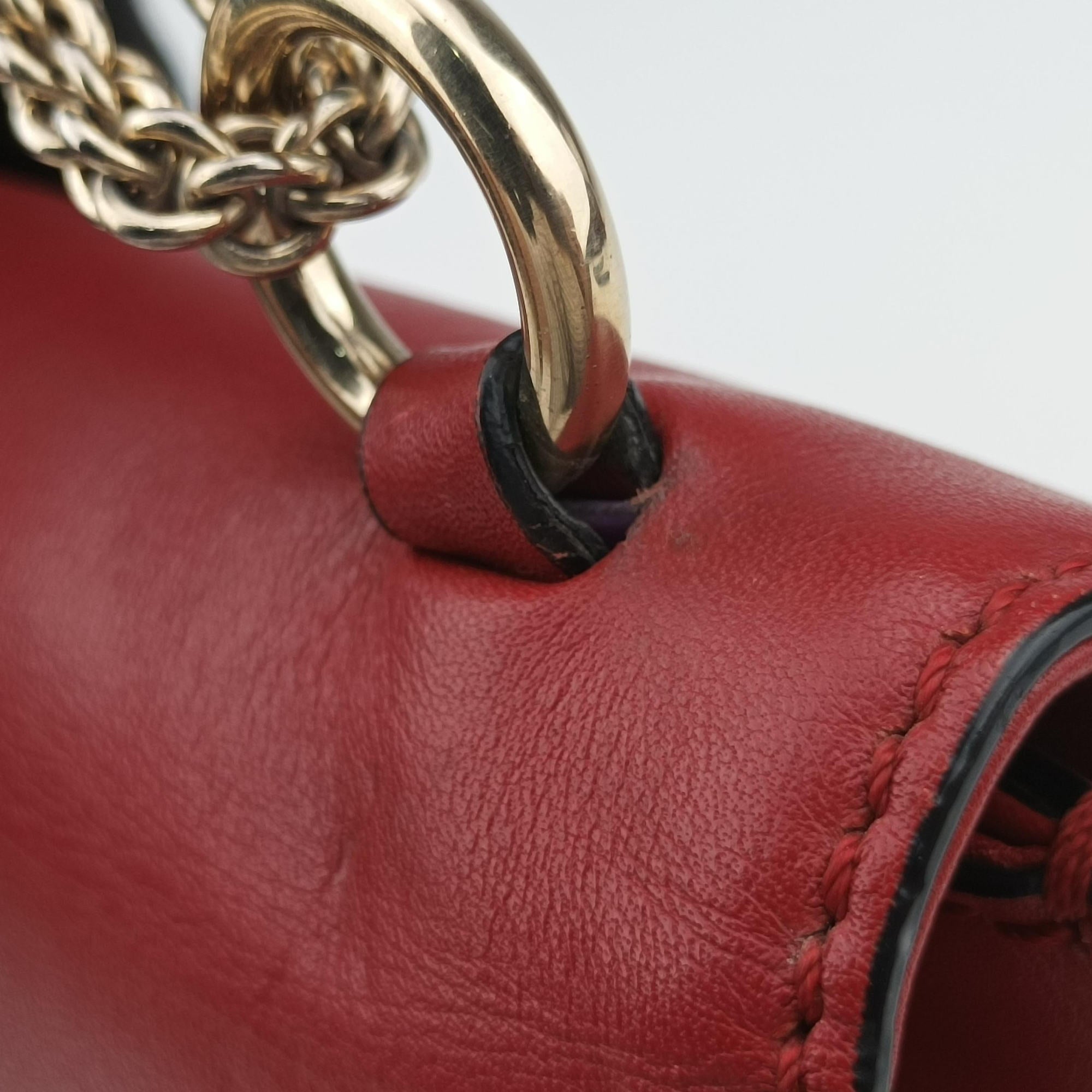 Rockstud Glam Lock Red Leather BL-Z398VIT2ロックスタッズグラムロックミディアム レッド レザー BL-Z398VIT2