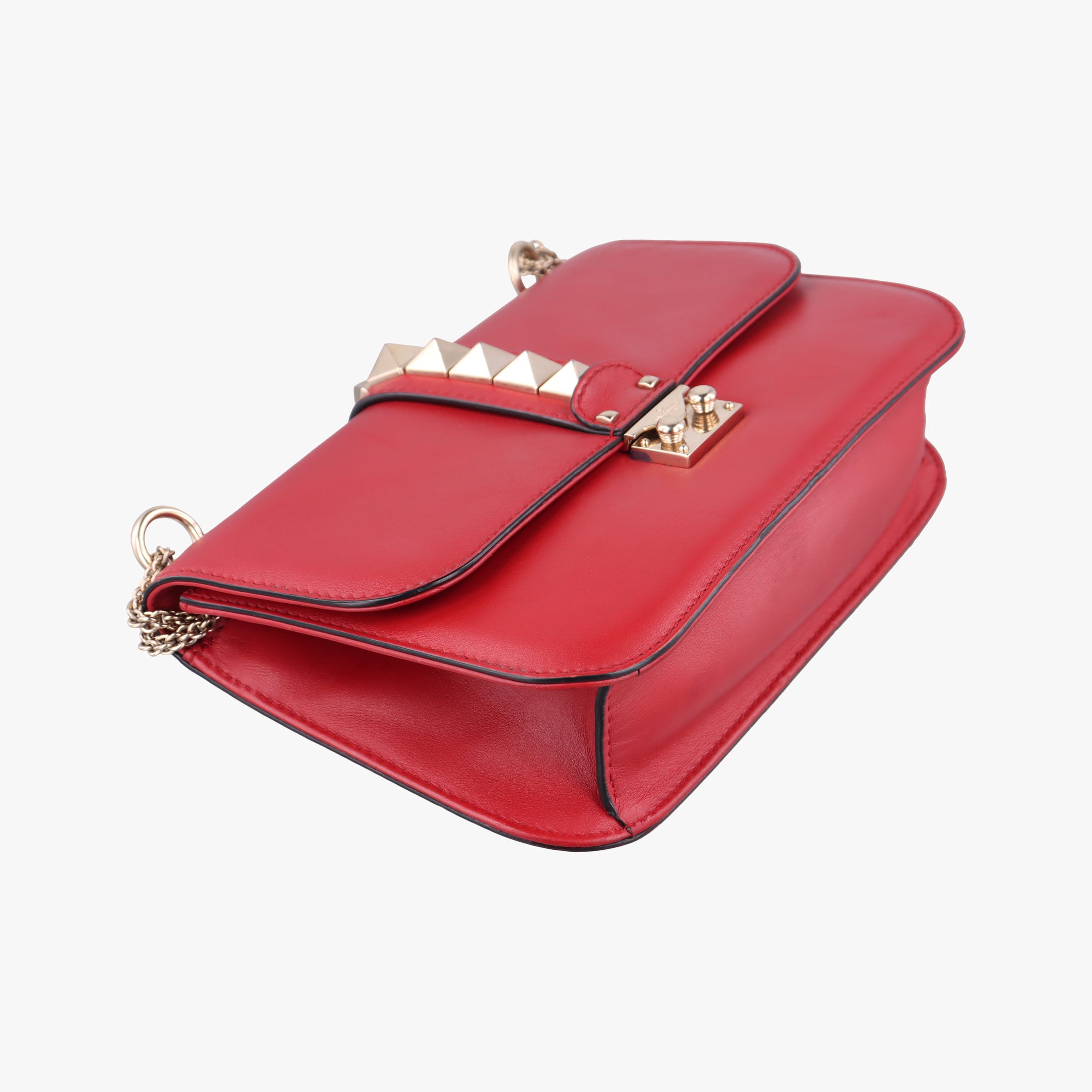 Rockstud Glam Lock Red Leather BL-Z398VIT2ロックスタッズグラムロックミディアム レッド レザー BL-Z398VIT2