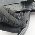 Pre-owned Gucci Guccissima Black Leather 246410 handbag | stylenewstar