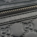 Pre-owned Gucci Guccissima Black Leather 246410 handbag | stylenewstar