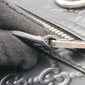 Pre-owned Gucci Guccissima Black Leather 246410 handbag | stylenewstar