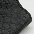 Pre-owned Gucci Guccissima Black Leather 246410 handbag | stylenewstar