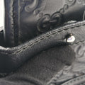 Pre-owned Gucci Guccissima Black Leather 246410 handbag | stylenewstar