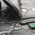 Pre-owned Gucci Guccissima Black Leather 246410 handbag | stylenewstar