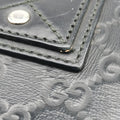 Pre-owned Gucci Guccissima Black Leather 246410 handbag | stylenewstar