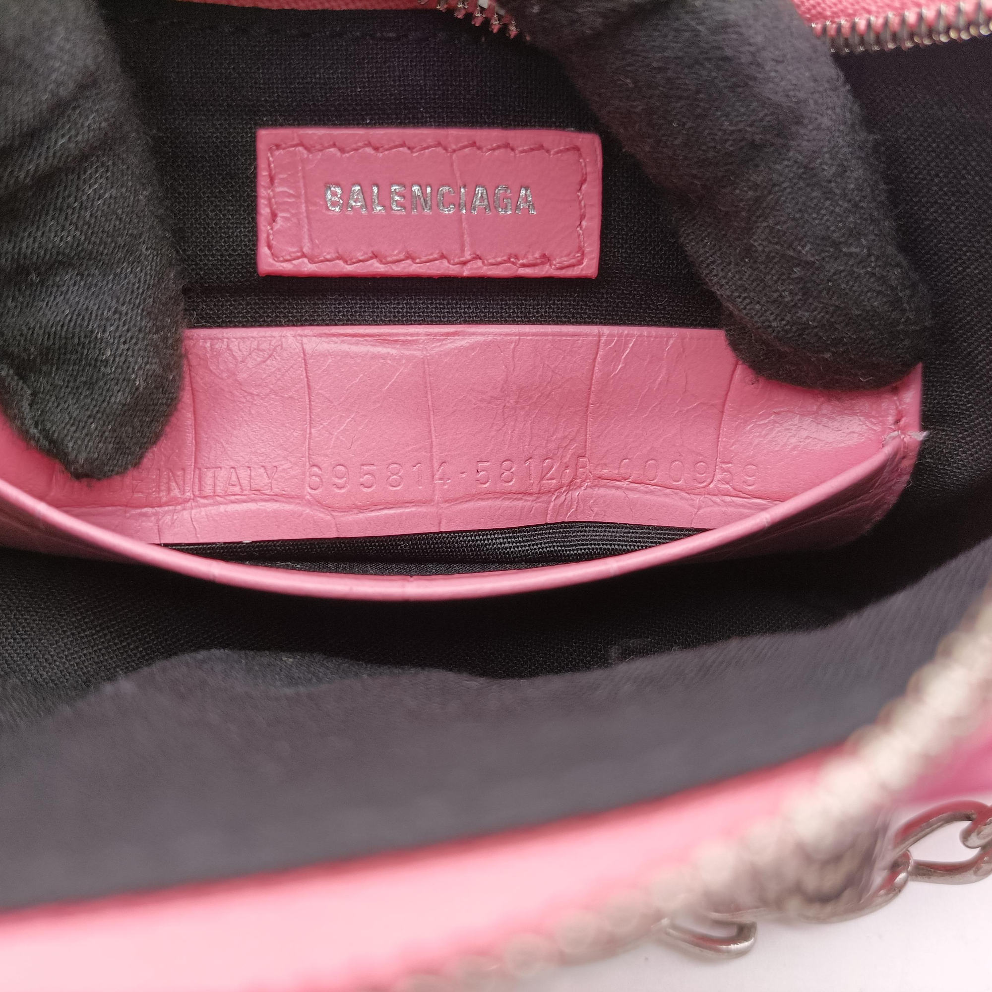 Le Cagole mini Pink Leather 695814.5812.P.000959ル カゴール ミニ ピンク レザー 695814.5812.P.000959