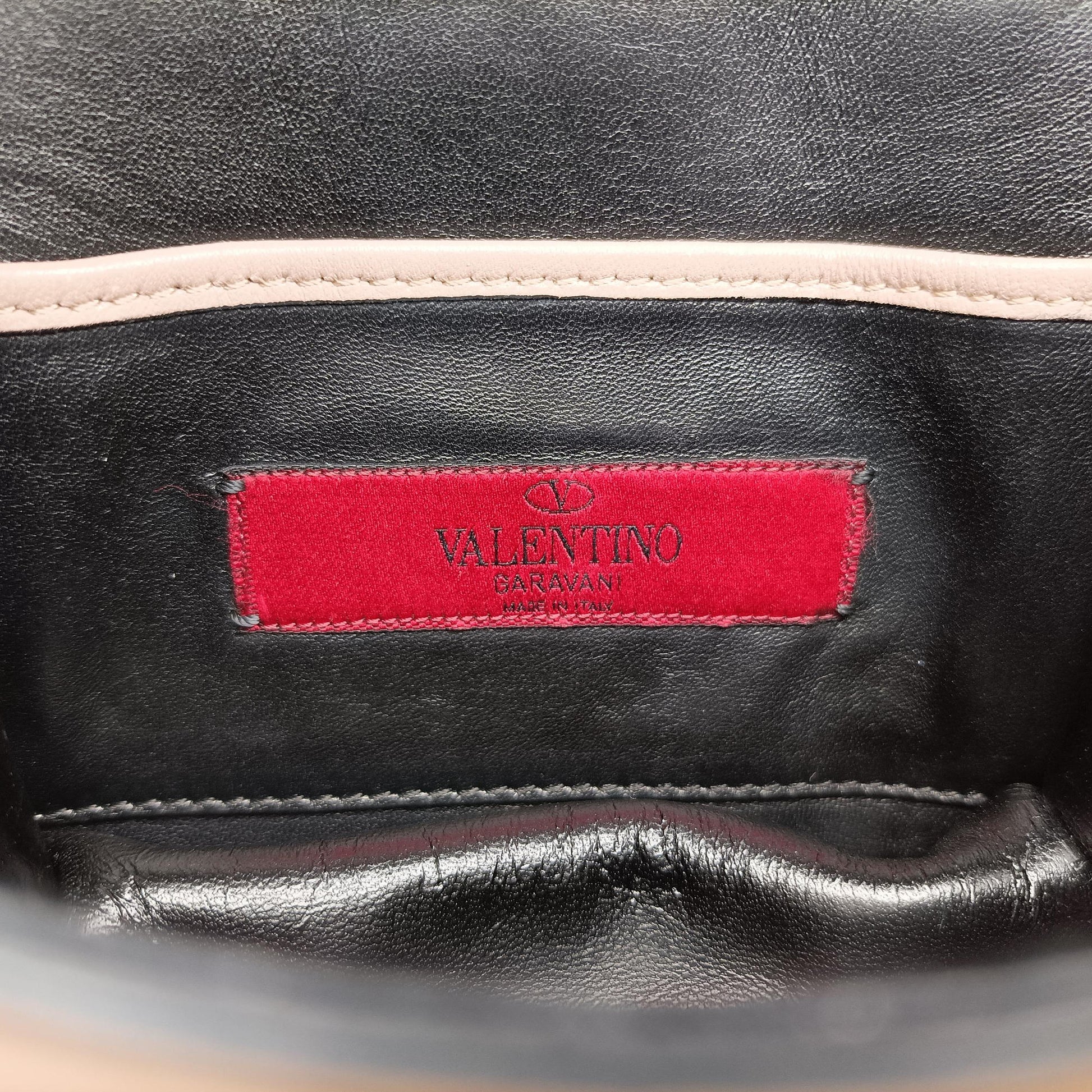 Vintage Valentino Glam Lock Multicolor Bead & Sequins Embroidery × Calf Leather  shoulderbag | stylenewstar