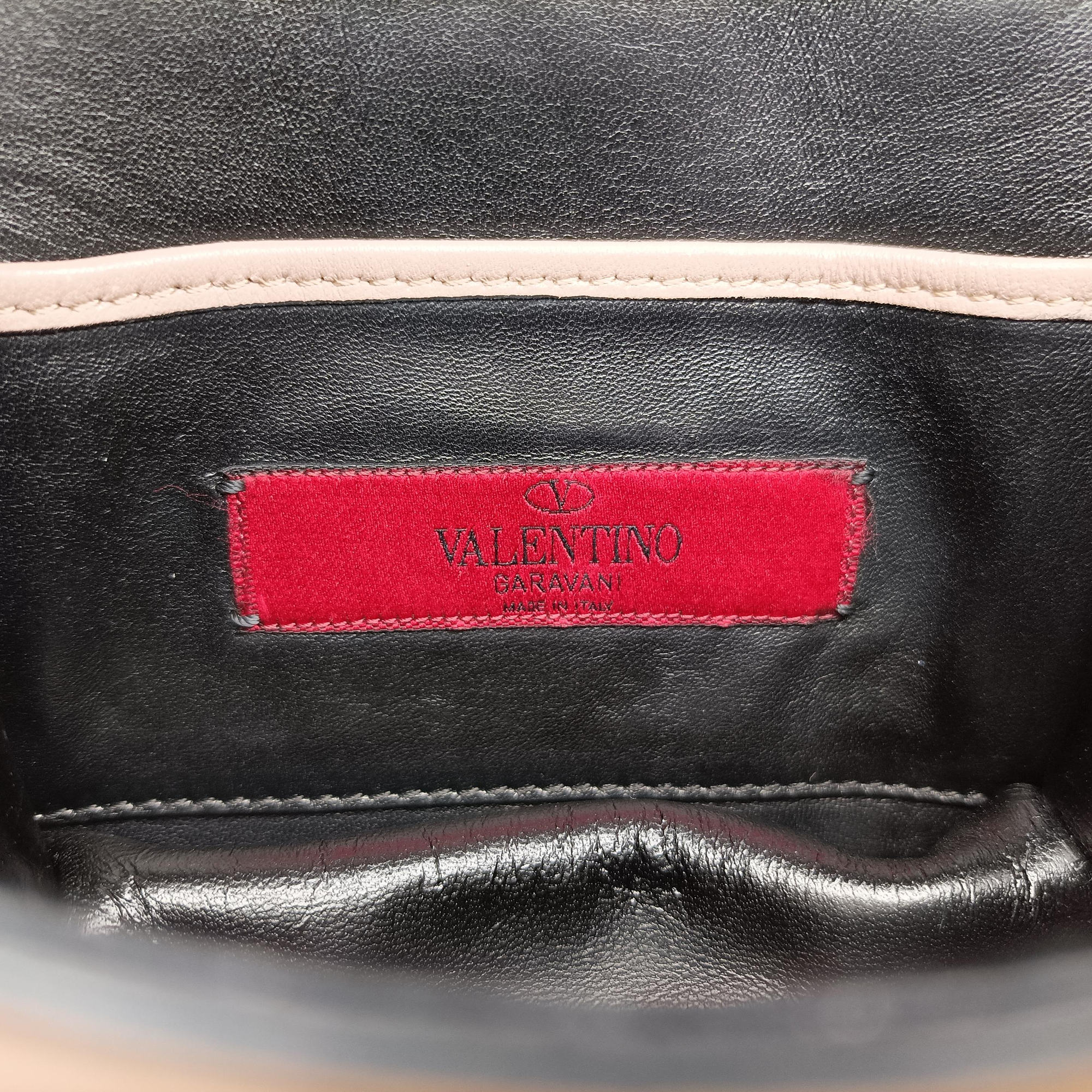 Vintage Valentino Glam Lock Multicolor Bead & Sequins Embroidery × Calf Leather  shoulderbag | stylenewstar