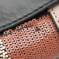 Vintage Valentino Glam Lock Multicolor Bead & Sequins Embroidery × Calf Leather  shoulderbag | stylenewstar