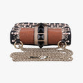 Vintage Valentino Glam Lock Multicolor Bead & Sequins Embroidery × Calf Leather  shoulderbag | stylenewstar
