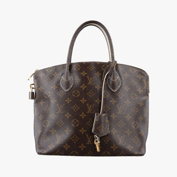 Pre-owned Louis Vuitton Lockit Monogram/Brown Shiny Monogram M40597 handbag | stylenewstar