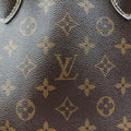 Pre-owned Louis Vuitton Lockit Monogram/Brown Shiny Monogram M40597 handbag | stylenewstar