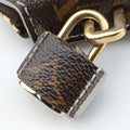 Pre-owned Louis Vuitton Lockit Monogram/Brown Shiny Monogram M40597 handbag | stylenewstar