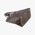 Pre-owned Louis Vuitton Lockit Monogram/Brown Shiny Monogram M40597 handbag | stylenewstar