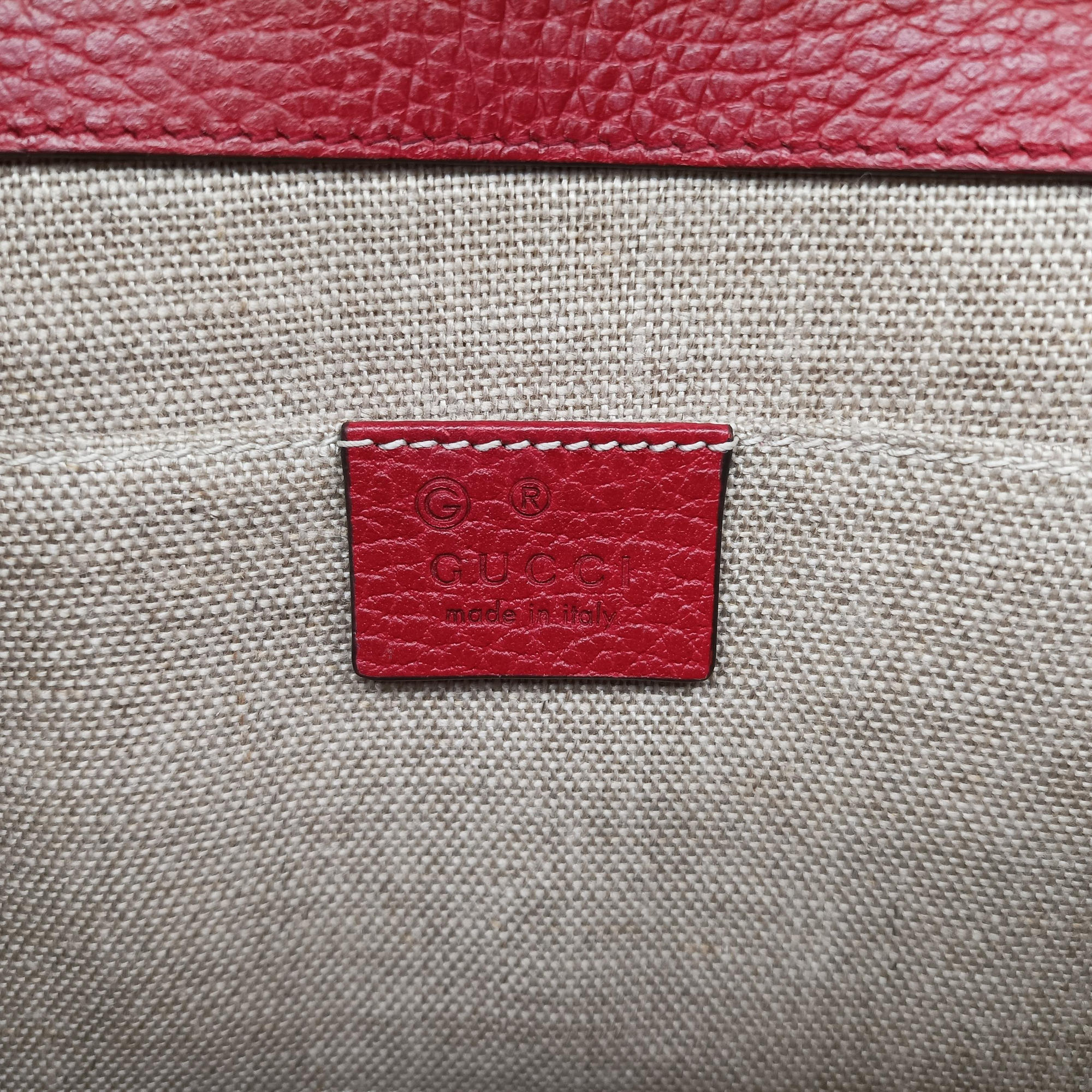 Interlocking G Red Leather 510304 D029408598インターロッキングG レッド レザー 510304 D029408598