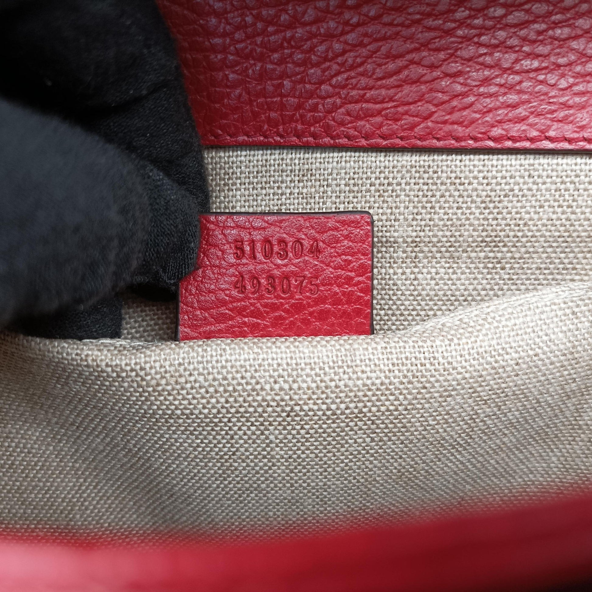 Interlocking G Red Leather 510304 D029408598インターロッキングG レッド レザー 510304 D029408598