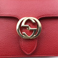 Interlocking G Red Leather 510304 D029408598インターロッキングG レッド レザー 510304 D029408598