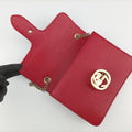 Interlocking G Red Leather 510304 D029408598インターロッキングG レッド レザー 510304 D029408598