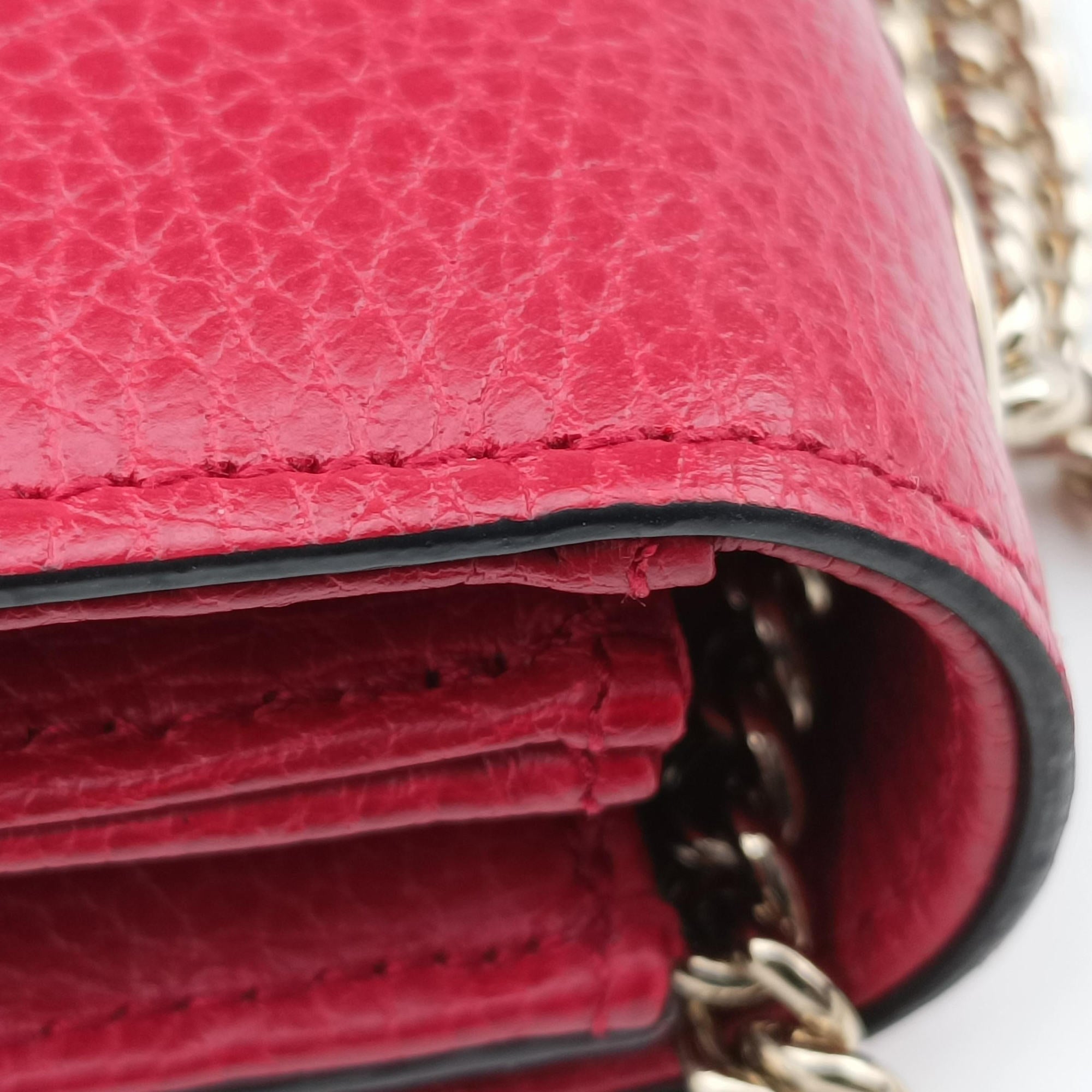 Interlocking G Red Leather 510304 D029408598インターロッキングG レッド レザー 510304 D029408598