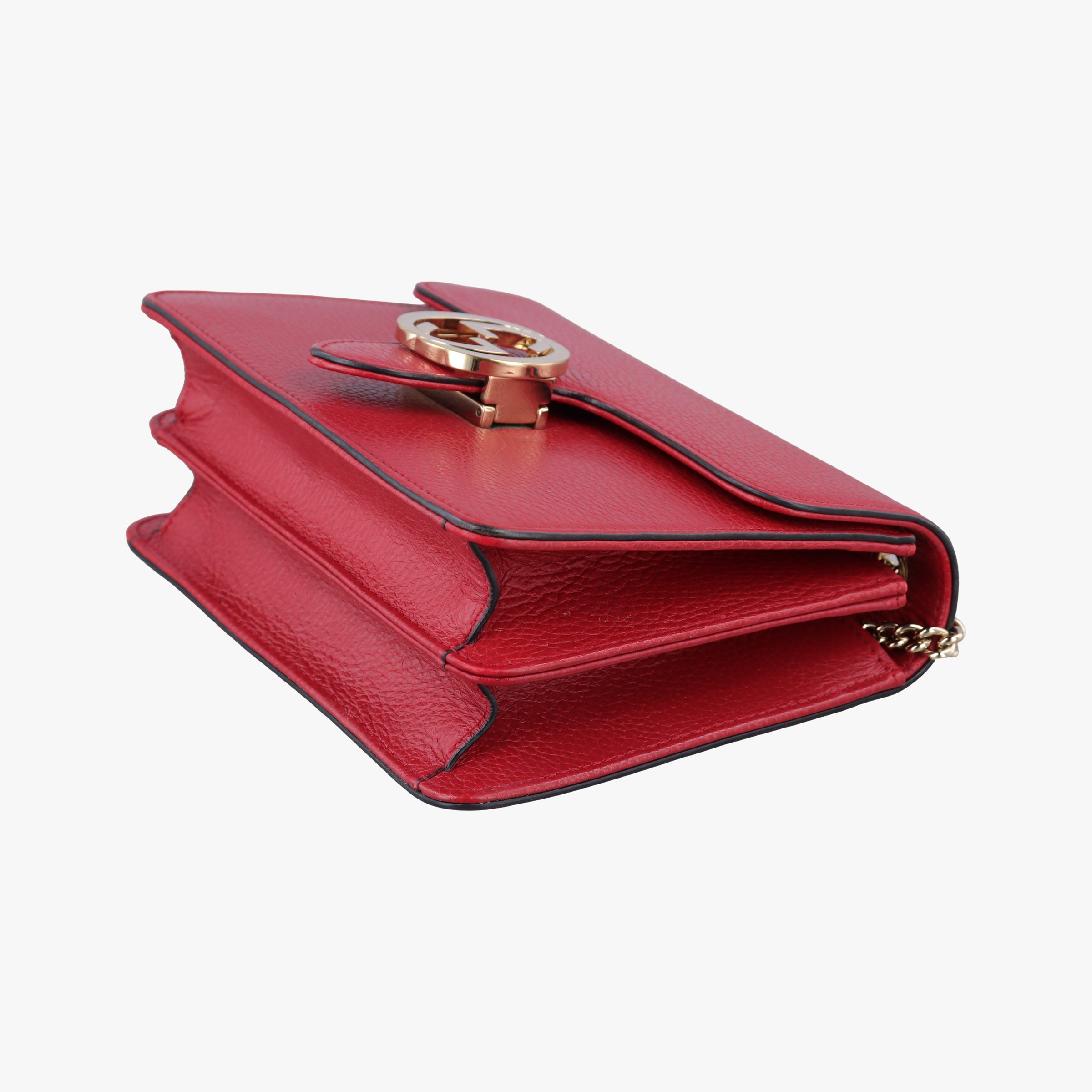 Interlocking G Red Leather 510304 D029408598インターロッキングG レッド レザー 510304 D029408598