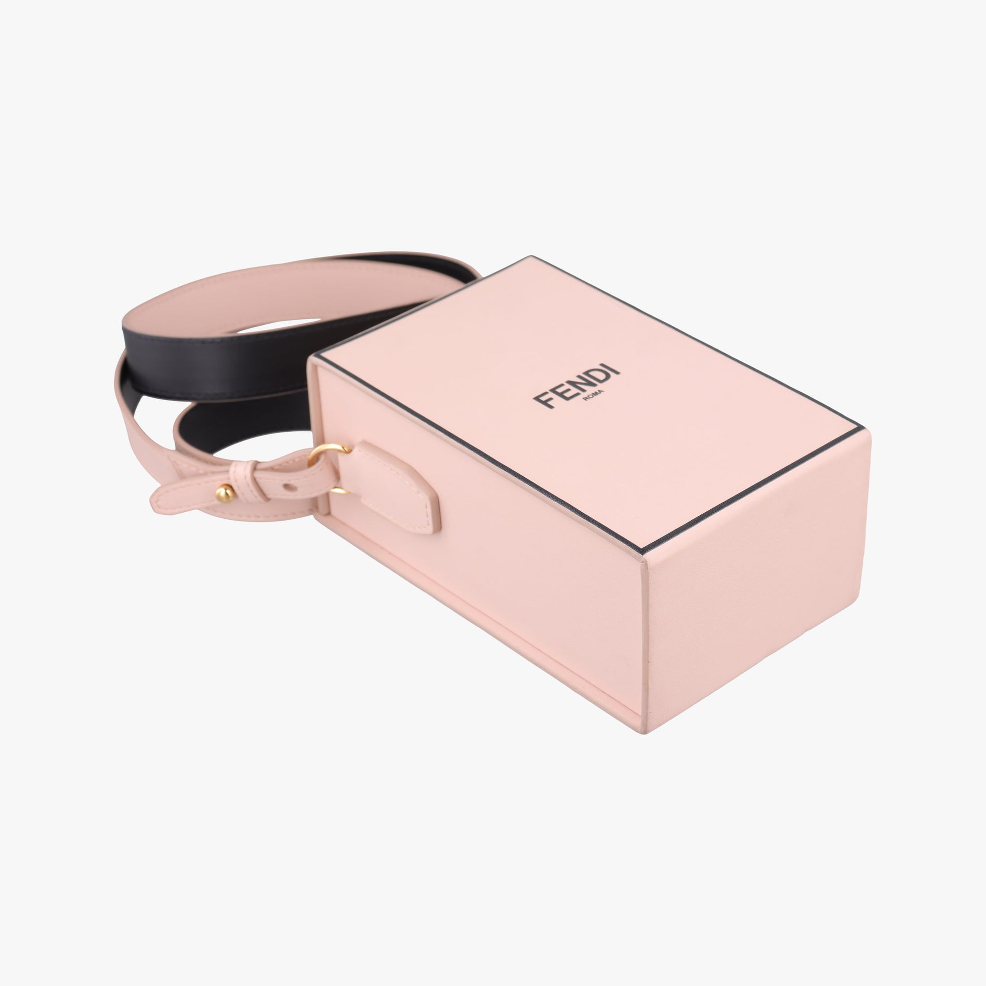 FENDI Box Packaging Pink Leather 8BT339 8BT339-ADP6 209-0179FENDIボックス パッケージング ピンク レザー 8BT339 8BT339-ADP6 209-0179