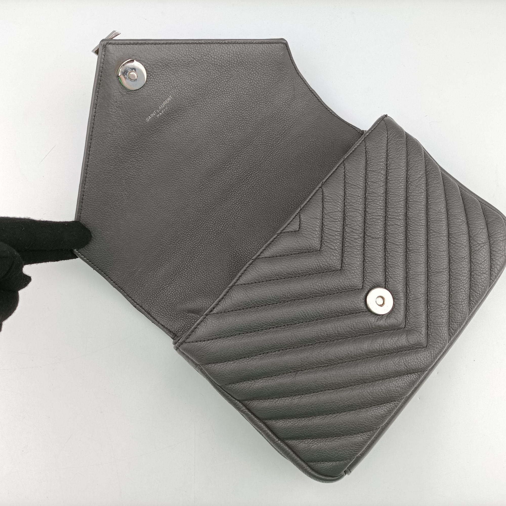 COLLEGE Grey Leather 498056 PMR498056.0916カレッジ グレー レザー 498056 PMR498056.0916