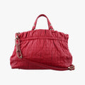 Delices Gaufre Cannage Tote Red lambskin 09-BO-0151デリス ゴーフル カナージュ トート レッド ラムスキン 09-BO-0151