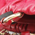 Delices Gaufre Cannage Tote Red lambskin 09-BO-0151デリス ゴーフル カナージュ トート レッド ラムスキン 09-BO-0151