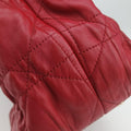 Delices Gaufre Cannage Tote Red lambskin 09-BO-0151デリス ゴーフル カナージュ トート レッド ラムスキン 09-BO-0151