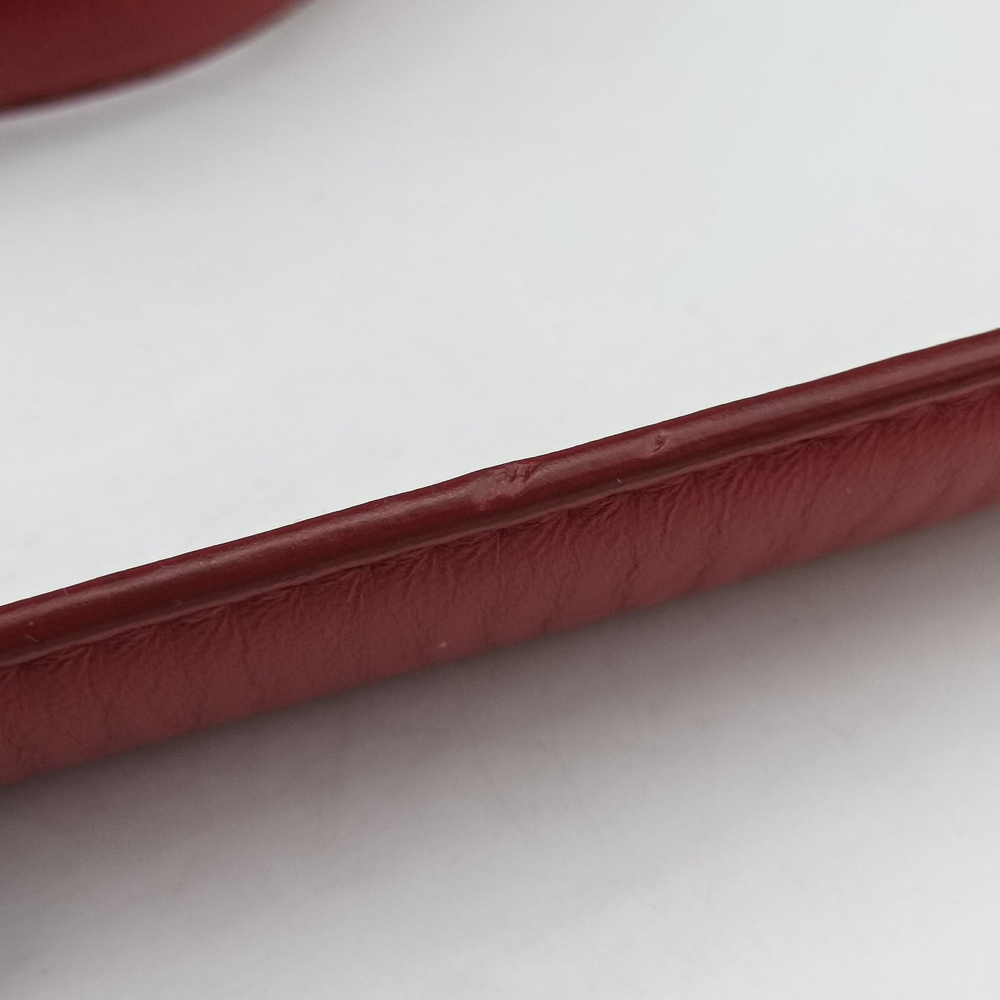 Delices Gaufre Cannage Tote Red lambskin 09-BO-0151デリス ゴーフル カナージュ トート レッド ラムスキン 09-BO-0151