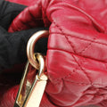 Delices Gaufre Cannage Tote Red lambskin 09-BO-0151デリス ゴーフル カナージュ トート レッド ラムスキン 09-BO-0151