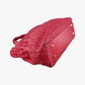 Delices Gaufre Cannage Tote Red lambskin 09-BO-0151デリス ゴーフル カナージュ トート レッド ラムスキン 09-BO-0151