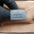Pre-owned Gucci Padlock beige×black PVC coated canvas×Leather 409487 shoulderbag | stylenewstar