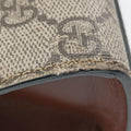 Pre-owned Gucci Padlock beige×black PVC coated canvas×Leather 409487 shoulderbag | stylenewstar