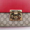 Secondhand Gucci Padlock beige×red×Multicolour PVC coated canvas×Leather 409486 shoulderbag | stylenewstar