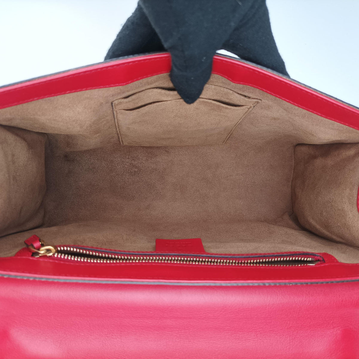 Secondhand Gucci Padlock beige×red×Multicolour PVC coated canvas×Leather 409486 shoulderbag | stylenewstar