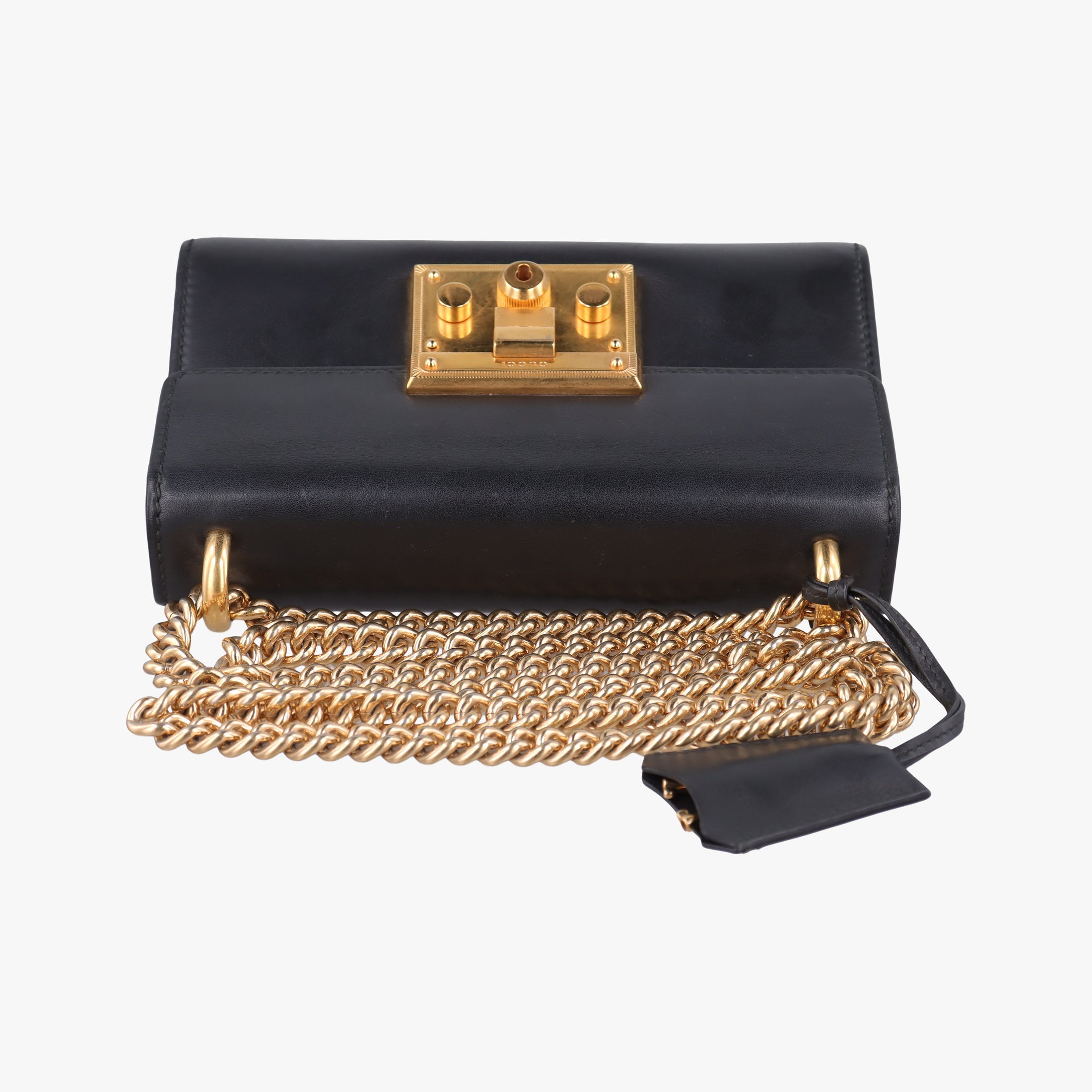 Padlock Black Leather 409487 D018685766パドロック ブラック レザー 409487 D018685766