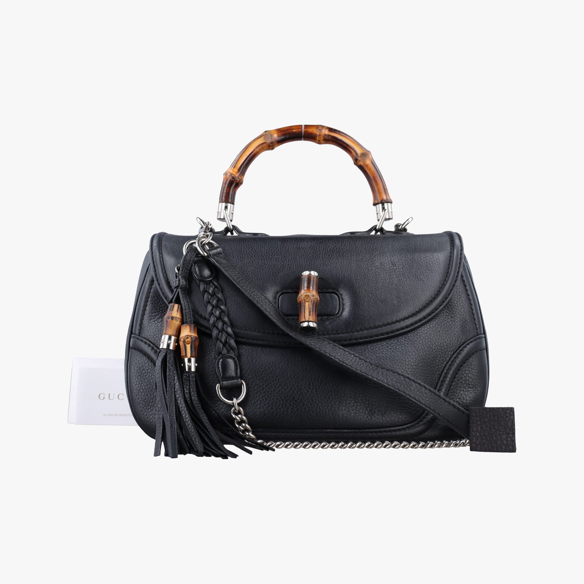 New Bamboo Black Leather 240241 C6969639バンブー ブラック レザー 240241 C6969639