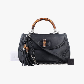 New Bamboo Black Leather 240241 C6969639バンブー ブラック レザー 240241 C6969639