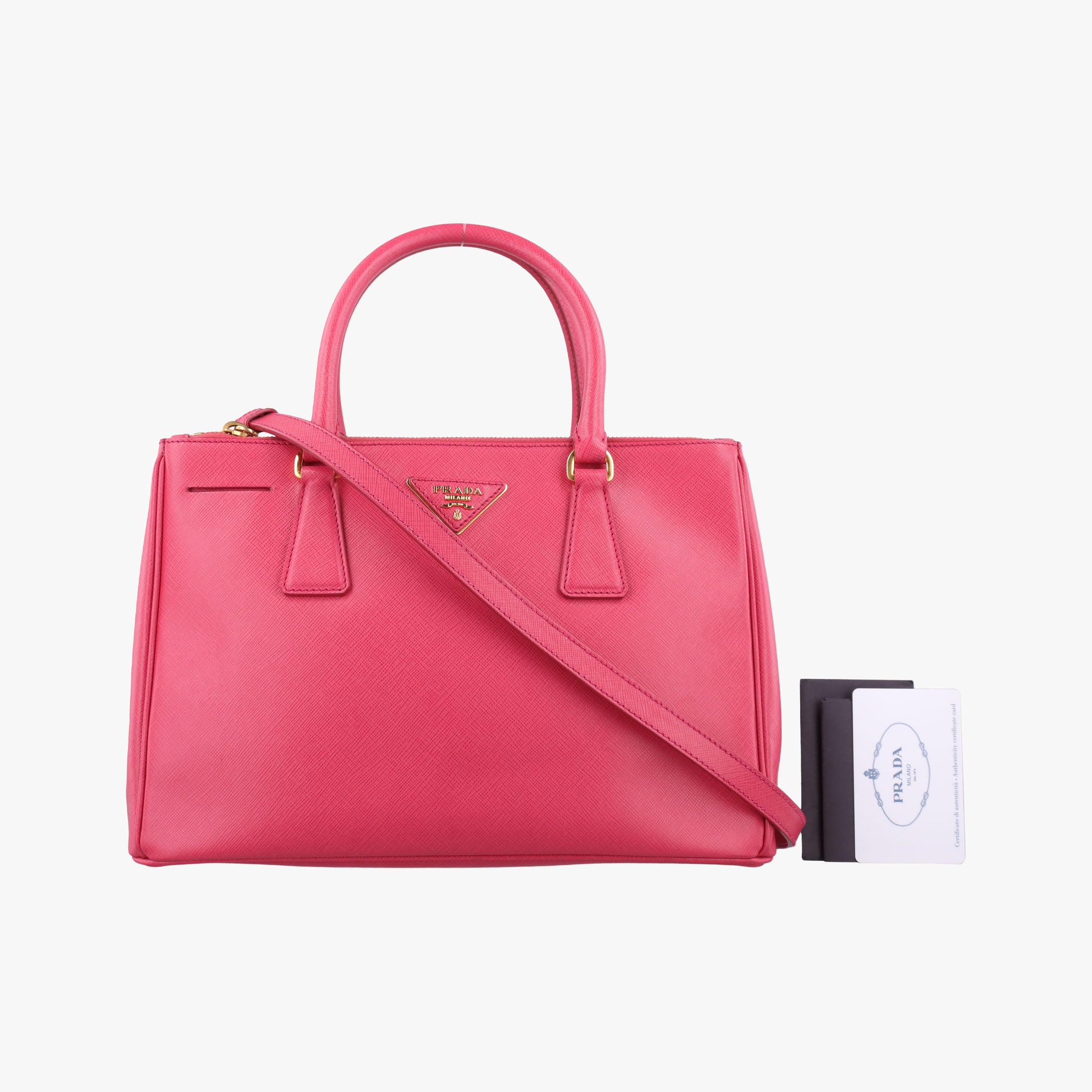 Galleria Pink SAFFIANO Leather BN1786 103ガレリア ピンク サフィアーノレザー BN1786 103