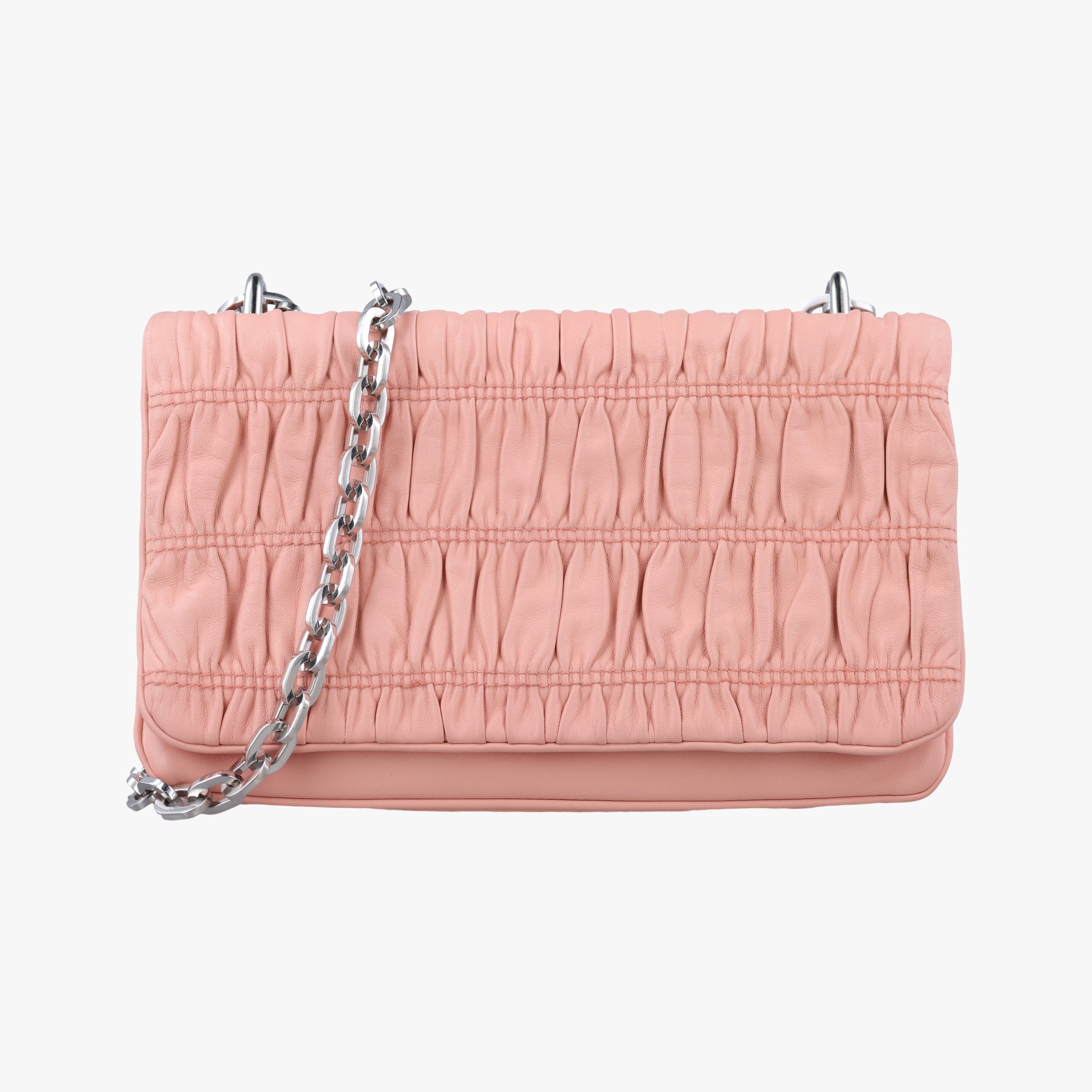 Fuoco Nappa Gaufre Pink Nappa Leather 1BD009 233フオコ ナッパ ゴーフル ピンク ナッパレザー 1BD009 233