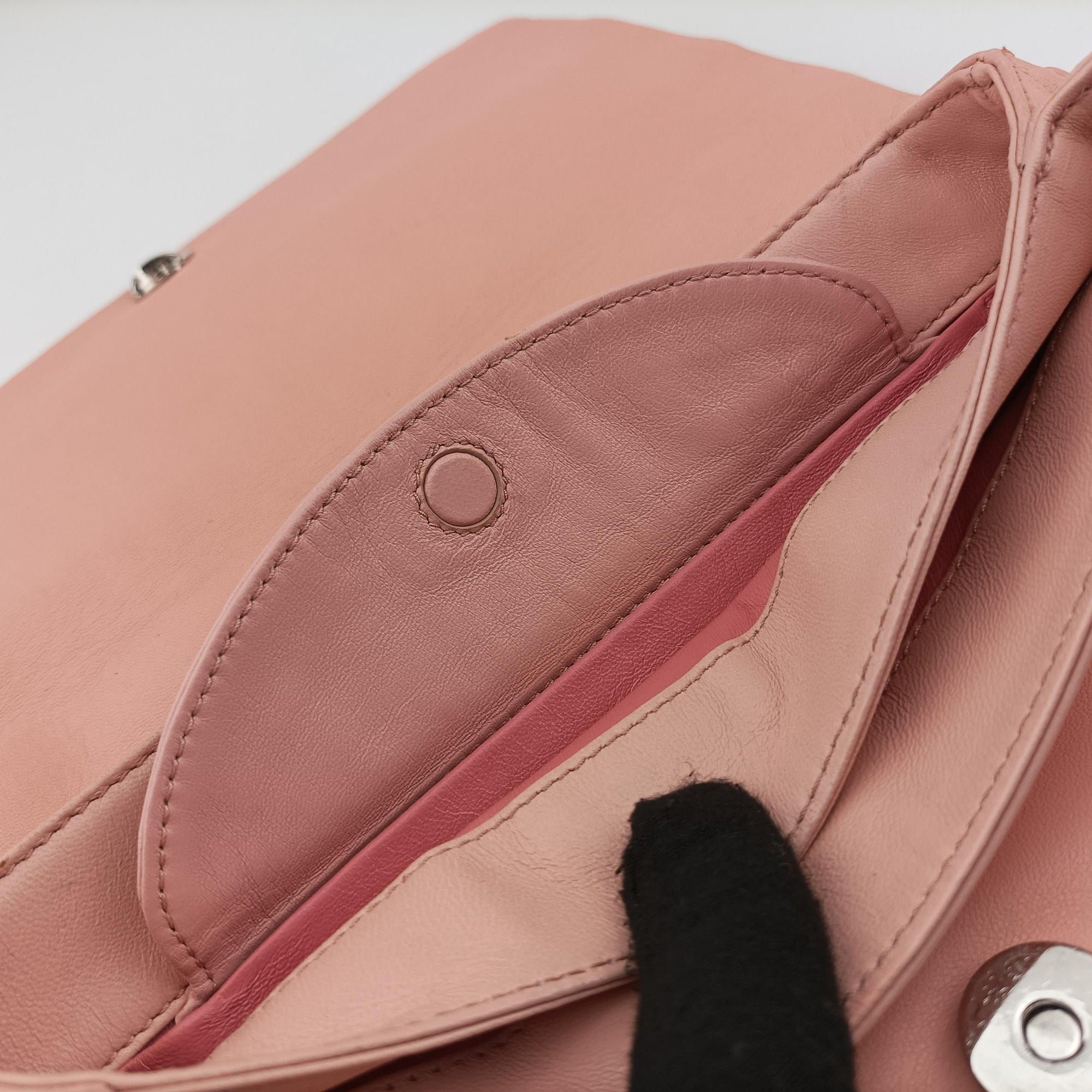 Fuoco Nappa Gaufre Pink Nappa Leather 1BD009 233フオコ ナッパ ゴーフル ピンク ナッパレザー 1BD009 233