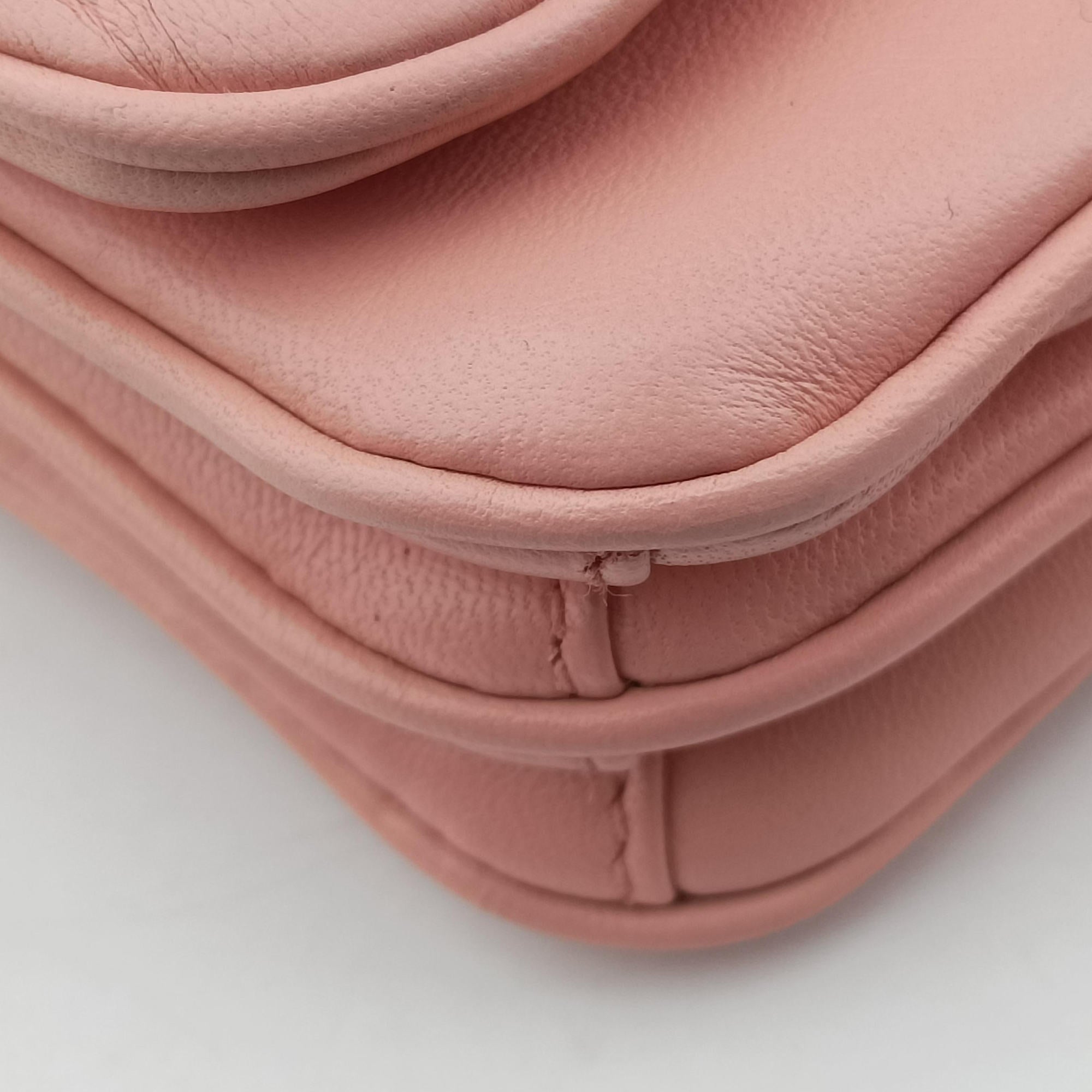 Fuoco Nappa Gaufre Pink Nappa Leather 1BD009 233フオコ ナッパ ゴーフル ピンク ナッパレザー 1BD009 233