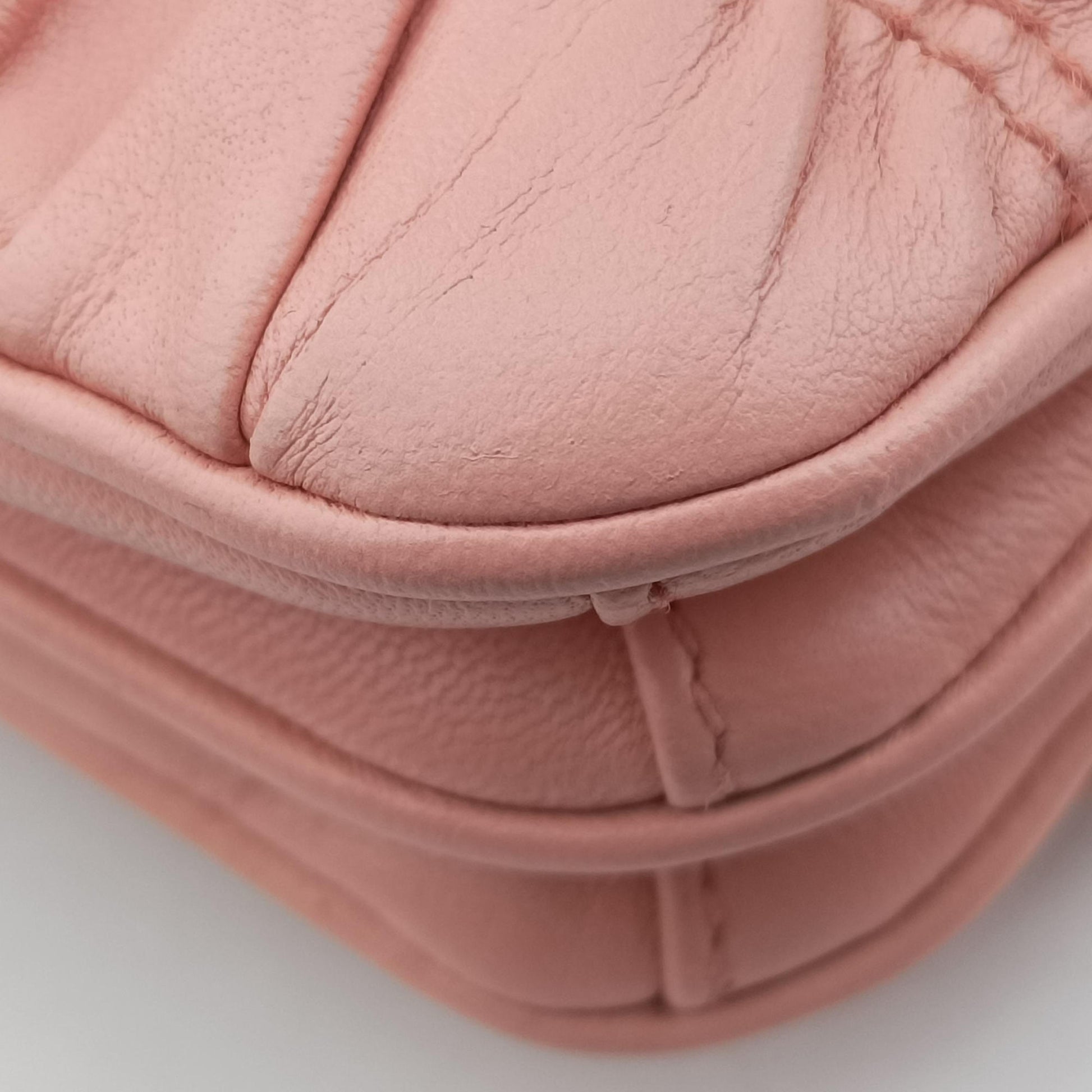 Fuoco Nappa Gaufre Pink Nappa Leather 1BD009 233フオコ ナッパ ゴーフル ピンク ナッパレザー 1BD009 233