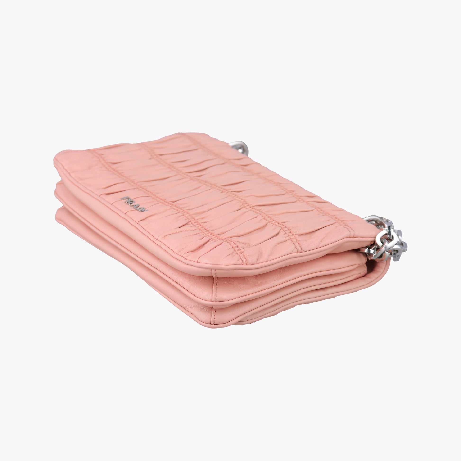 Fuoco Nappa Gaufre Pink Nappa Leather 1BD009 233フオコ ナッパ ゴーフル ピンク ナッパレザー 1BD009 233