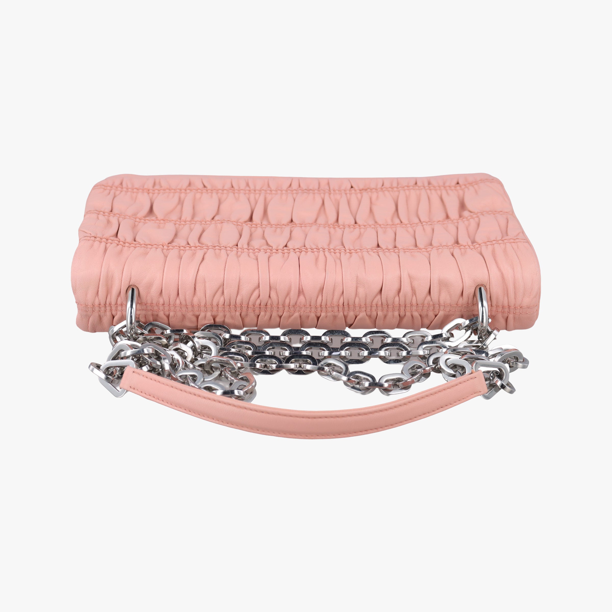 Fuoco Nappa Gaufre Pink Nappa Leather 1BD009 233フオコ ナッパ ゴーフル ピンク ナッパレザー 1BD009 233