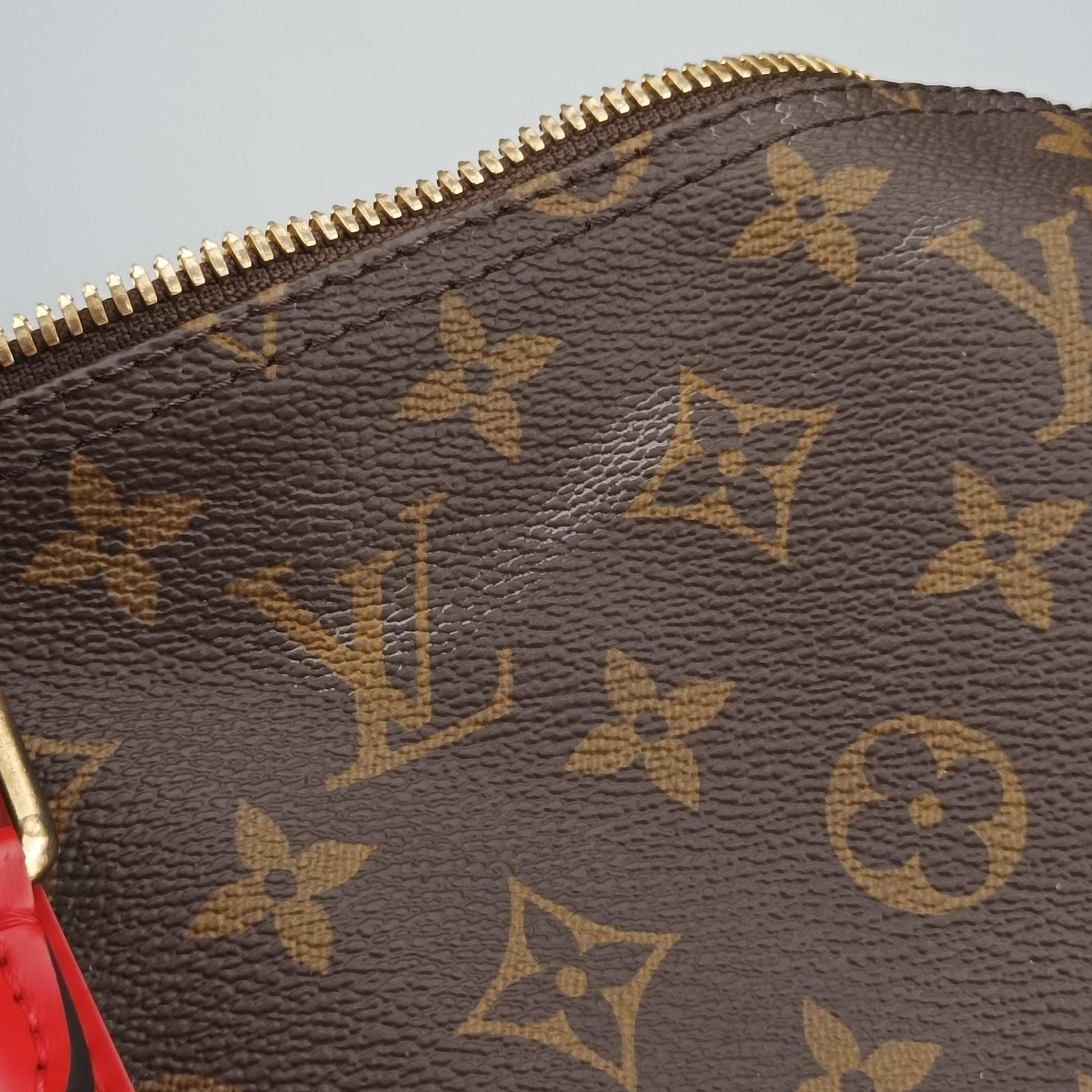 Keepall Bandouliere 50 Brown×red Monogram canvas M44740 キーポル バンドリエール50 モノグラム/ブラウン×レッド モノグラム キャンバス M44740 